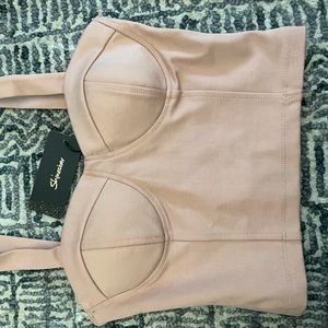 Brand name :shinestar ,color : cream,new with tag , size small